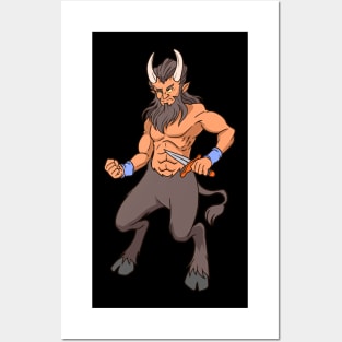 Half man - Half goat - Satyr Posters and Art